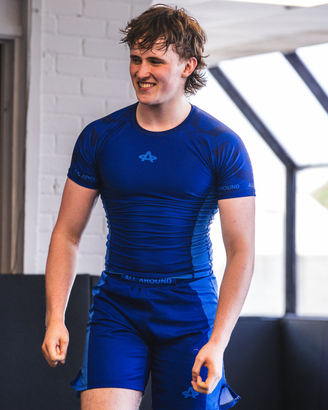 Breezy Blue Training Rash Guard